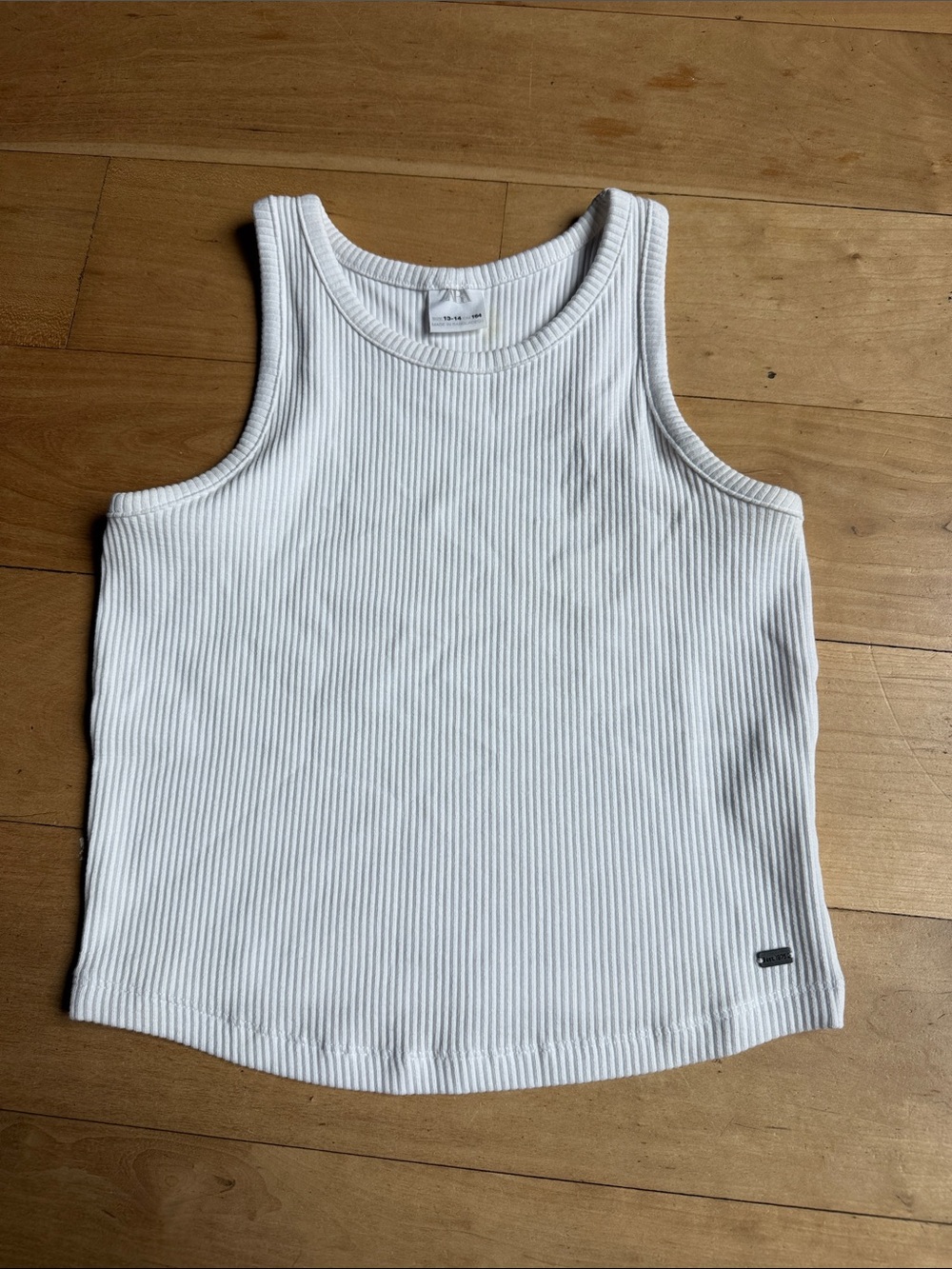 Zara Ribbed Tank Tops 3 in 1- White, Black & Red Stripe - Picture 3 of 5